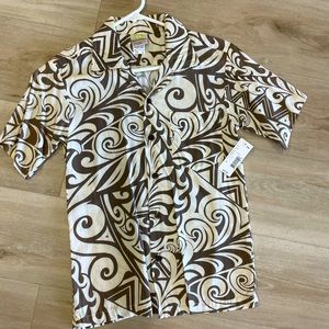 NWT Kalaheo aloha shirt (RJC for Sears) boys size 10.